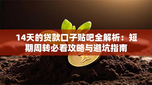 14天的贷款口子贴吧全解析：短期周转必看攻略与避坑指南