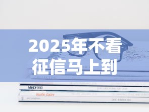 2025年不看征信马上到账的有哪些？这几种方式靠谱吗？