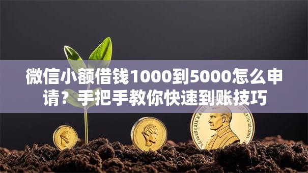 微信小额借钱1000到5000怎么申请？手把手教你快速到账技巧