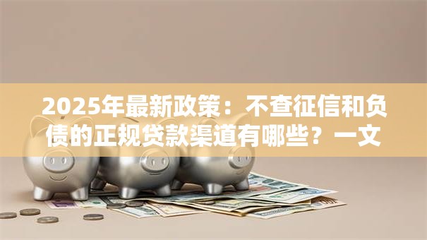2025年最新政策:不查征信和负债的正规贷款渠道有哪些?一文说透避坑攻略 2025年最新政策:不查征信和负债的正规贷款渠道有哪些?一文说透避坑攻略