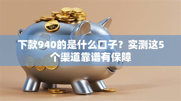 下款940的是什么口子？实测这5个渠道靠谱有保障