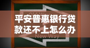 平安普惠银行贷款还不上怎么办？真实解决策略全解析
