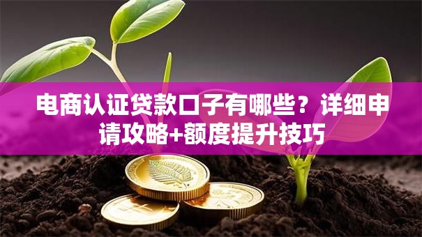 电商认证贷款口子有哪些?详细申请攻略+额度提升技巧 电商认证贷款口子有哪些?详细申请攻略+额度提升技巧