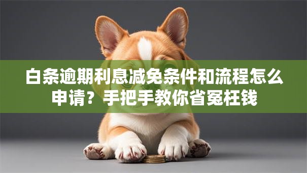 白条逾期利息减免条件和流程怎么申请?手把手教你省冤枉钱 白条逾期利息减免条件和流程怎么申请?手把手教你省冤枉钱