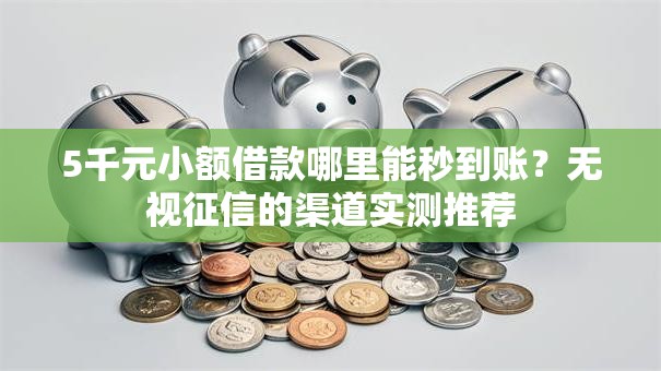 5千元小额借款哪里能秒到账?无视征信的渠道实测推荐 5千元小额借款哪里能秒到账?无视征信的渠道实测推荐