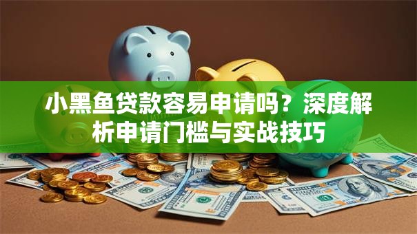 小黑鱼贷款容易申请吗？深度解析申请门槛与实战技巧