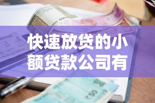 快速放贷的小额贷款公司有哪些？靠谱平台推荐及避坑指南