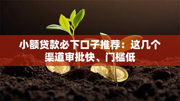 小额贷款必下口子推荐：这几个渠道审批快、门槛低