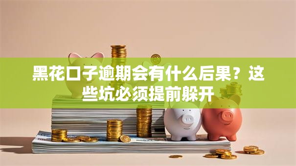 黑花口子逾期会有什么后果?这些坑必须提前躲开 黑花口子逾期会有什么后果?这些坑必须提前躲开