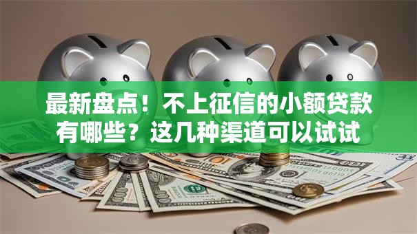最新盘点！不上征信的小额贷款有哪些？这几种渠道可以试试