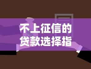 不上征信的贷款选择指南：维护信用记录的实用秘籍