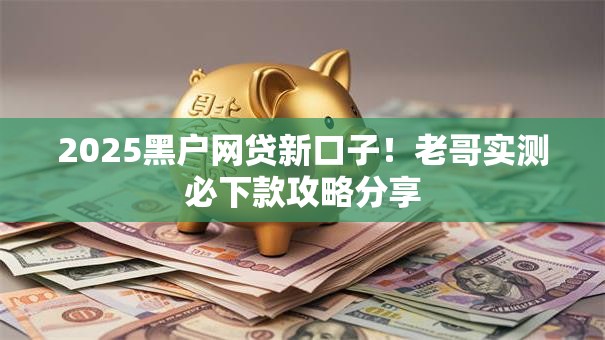 2025黑户网贷新口子!老哥实测必下款攻略分享 2025黑户网贷新口子!老哥实测必下款攻略分享