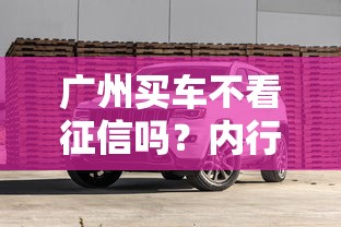 广州买车不看征信吗?内行人揭秘避坑指南 广州买车不看征信吗?内行人揭秘避坑指南