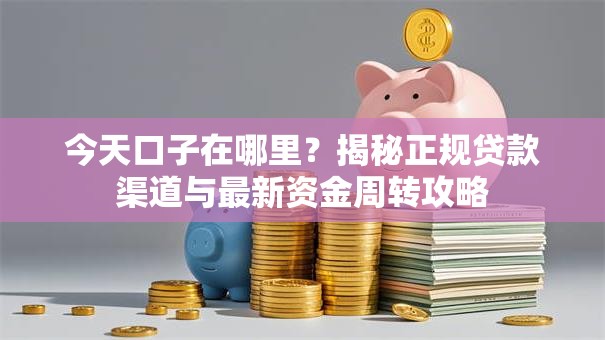 今天口子在哪里?揭秘正规贷款渠道与最新资金周转攻略 今天口子在哪里?揭秘正规贷款渠道与最新资金周转攻略