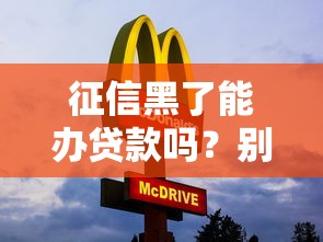 征信黑了能办贷款吗?别慌!真实经验教你破解难题 征信黑了能办贷款吗?别慌!真实经验教你破解难题
