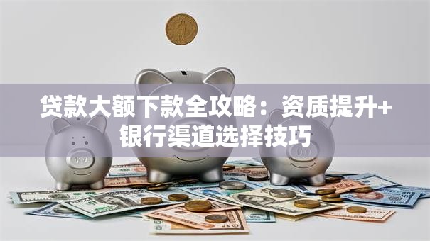 贷款大额下款全攻略：资质提升+银行渠道选择技巧