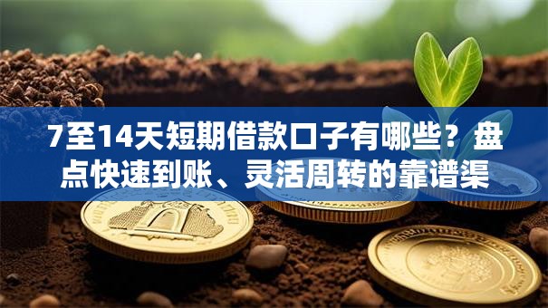 7至14天短期借款口子有哪些？盘点快速到账、灵活周转的靠谱渠道