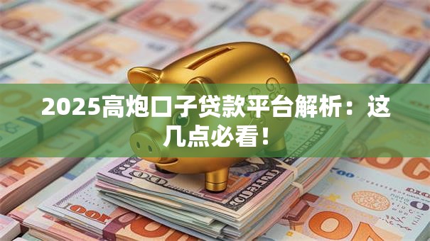 2025高炮口子贷款平台解析：这几点必看！