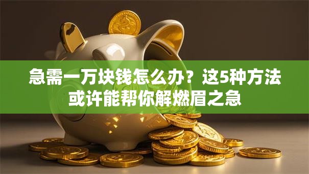 急需一万块钱怎么办?这5种方法或许能帮你解燃眉之急 急需一万块钱怎么办?这5种方法或许能帮你解燃眉之急