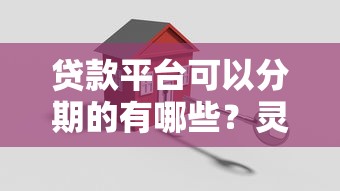 贷款平台可以分期的有哪些？灵活还款低息方案全解析
