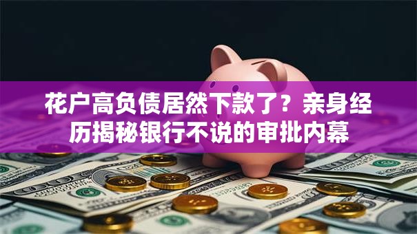 花户高负债居然下款了？亲身经历揭秘银行不说的审批内幕