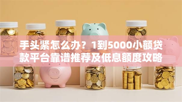 手头紧怎么办？1到5000小额贷款平台靠谱推荐及低息额度攻略
