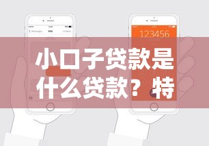 小口子贷款是什么贷款？特点、风险及申请全解析