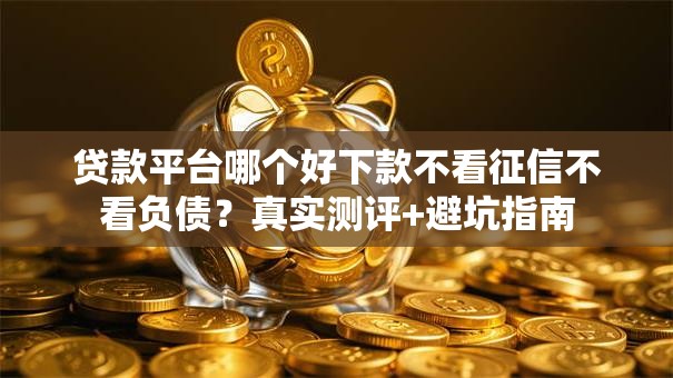 贷款平台哪个好下款不看征信不看负债？真实测评+避坑指南