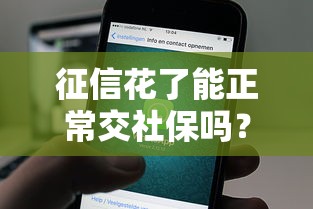 征信花了能正常交社保吗?贷款影响全解析 征信花了能正常交社保吗?贷款影响全解析