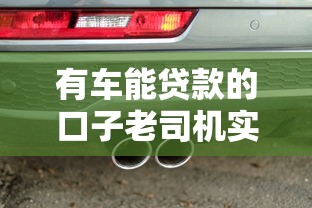 有车能贷款的口子老司机实测推荐，这几个渠道最靠谱