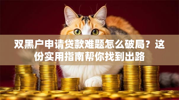 双黑户申请贷款难题怎么破局？这份实用指南帮你找到出路