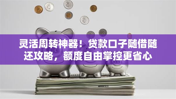 灵活周转神器！贷款口子随借随还攻略，额度自由掌控更省心