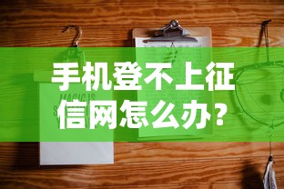 手机登不上征信网怎么办？别慌！手把手教你排查原因