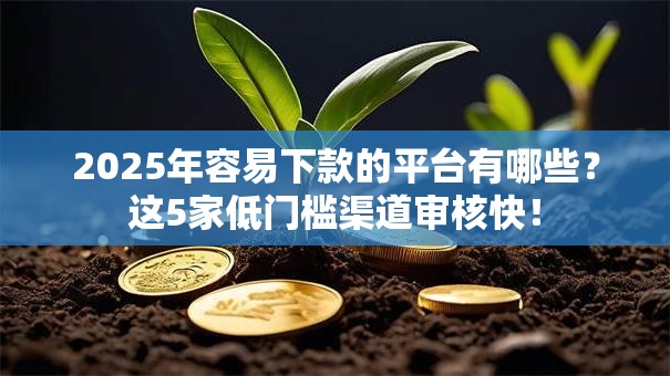 2025年容易下款的平台有哪些？这5家低门槛渠道审核快！