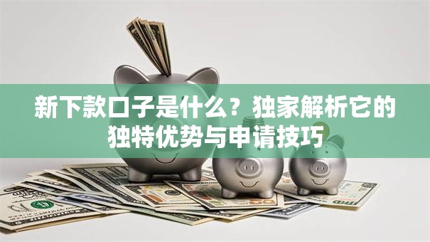 新下款口子是什么？独家解析它的独特优势与申请技巧