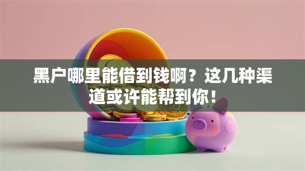 黑户哪里能借到钱啊?这几种渠道或许能帮到你! 黑户哪里能借到钱啊?这几种渠道或许能帮到你!