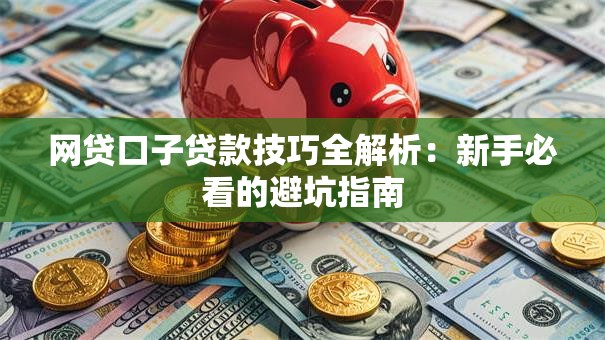 网贷口子贷款技巧全解析：新手必看的避坑指南
