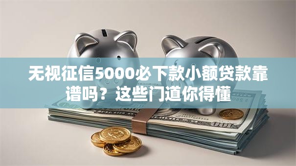 无视征信5000必下款小额贷款靠谱吗？这些门道你得懂