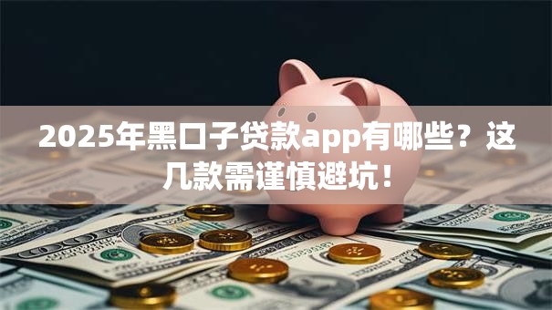 2025年黑口子贷款app有哪些？这几款需谨慎避坑！