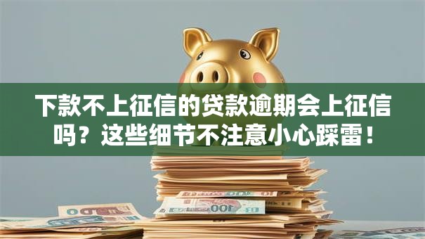 下款不上征信的贷款逾期会上征信吗?这些细节不注意小心踩雷! 下款不上征信的贷款逾期会上征信吗?这些细节不注意小心踩雷!