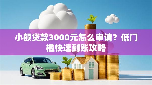 小额贷款3000元怎么申请？低门槛快速到账攻略
