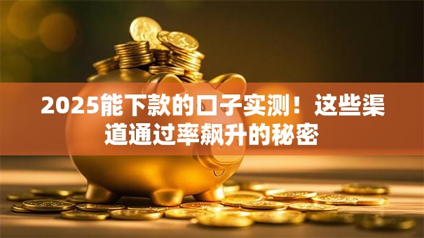 2025能下款的口子实测！这些渠道通过率飙升的秘密