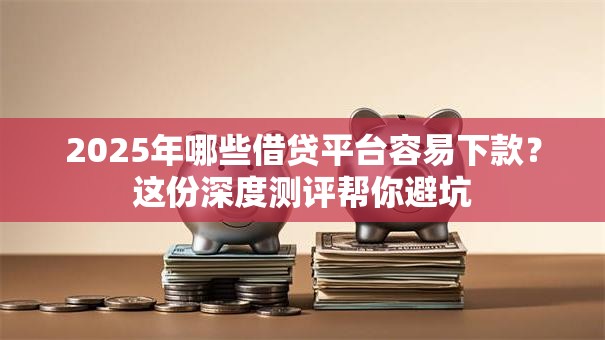 2025年哪些借贷平台容易下款？这份深度测评帮你避坑