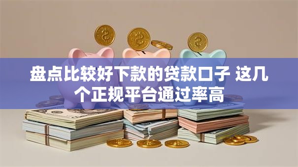 盘点比较好下款的贷款口子 这几个正规平台通过率高