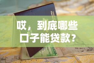 哎，到底哪些口子能贷款？这份避坑指南请收好