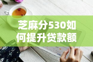 芝麻分530如何提升贷款额度？实用技巧助你信用加分