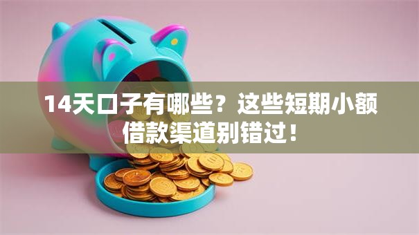 14天口子有哪些？这些短期小额借款渠道别错过！