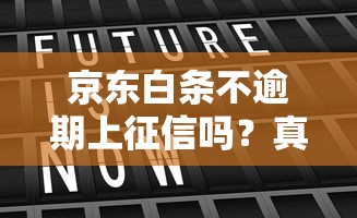 京东白条不逾期上征信吗？真实情况全解析