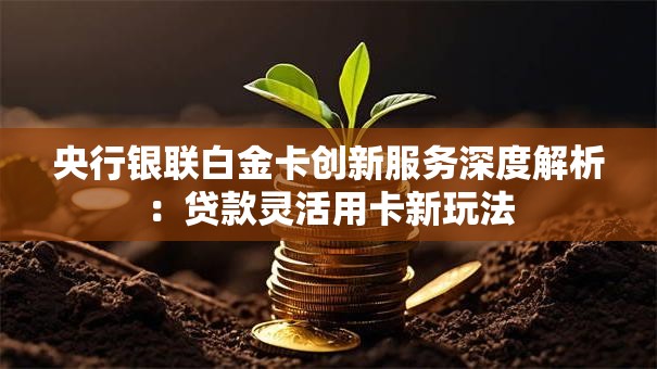央行银联白金卡创新服务深度解析：贷款灵活用卡新玩法