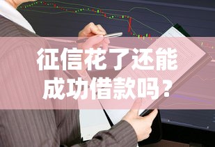征信花了还能成功借款吗？这几个方法你一定要试试！